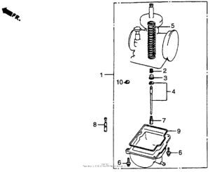 CR250R Carburetor optional kit 85-89
