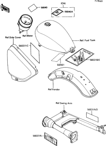 VN750 Наклейки