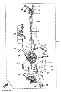 TDR125 Карбюратор