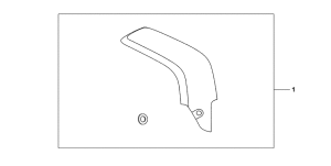  Carbon fiber exhaust guard