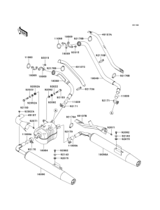 VN1500 Глушитель