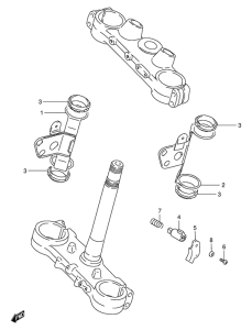 RMX250 Headlamp housing bracket