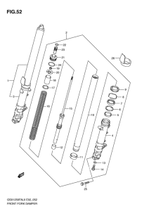 GSX1250 (ABS) Передняя вилка