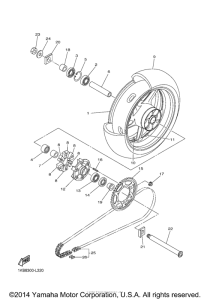 YZF-R1 Переднее колесо