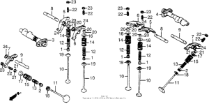 VT500C Клапана