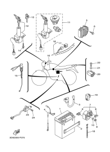 YBR125ED Электрика 1