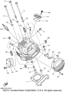 TTR225PC Головка цилиндров