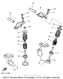 XV700CT Клапана