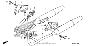 CMX250C Глушитель