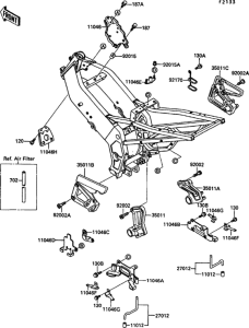 KR250 Electro bracket