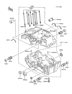 Z305 Картер двигателя