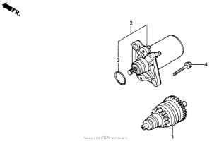 SA50 Starter motor 88-93