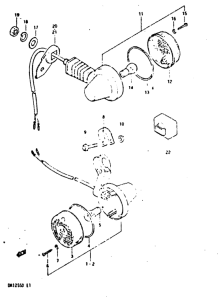 DR125 Поворотники
