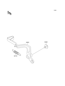  Педаль тормоза
