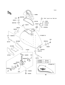 VN800 Fuel tank(1 / 2)
