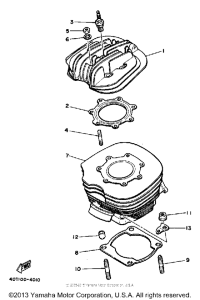 YZ490L Цилиндры