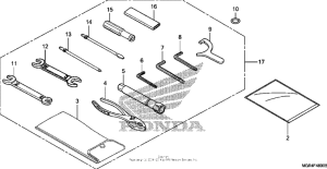 VT750RS Инструмент