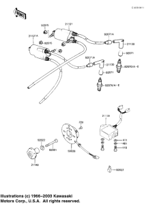 KZ1100 Зажигание
