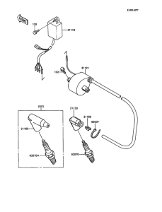 KX500 Система зажигания