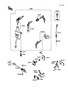 EL250 Замок зажикания