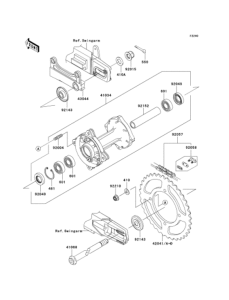  Заднее колесо и цепь
