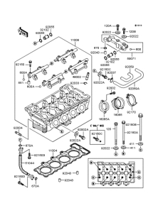 ZR400 Головка цилиндров