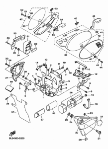 XVS950XR-A (ABS) Боковые обтекатели