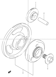 GSF600 Муфта стартера