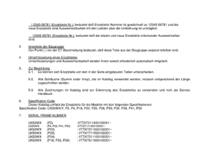 UX50 Catalog preface