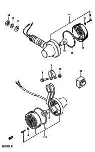 DR250 Поворотники