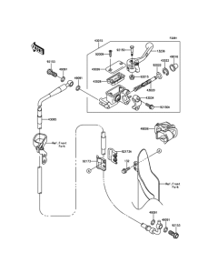 KX100 Главный тормозной цилиндр