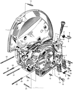 P50 Crankcase + points
