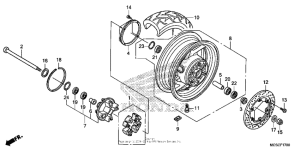 ST1300 (ABS) Переднее колесо
