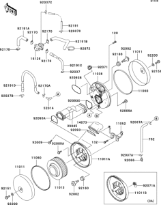 VN1500 Air cleaner(1 / 2)
