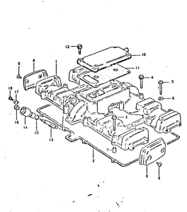 GSX750 Крышка головки цилиндров