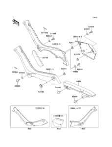 AN110 Боковые обтекатели