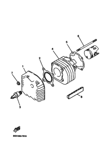 YN100 Головка цилиндров