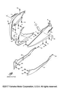 XC155 Боковые обтекатели