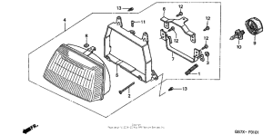 SA50P Фара головного света