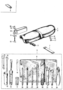 CL90 Seat + tool set