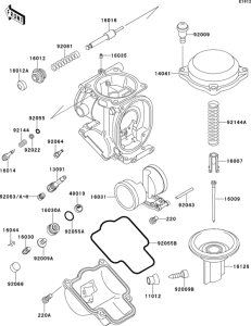 ZX600 Carburetor parts(1 / 2)