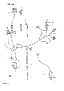 DR650 Жгут проводов