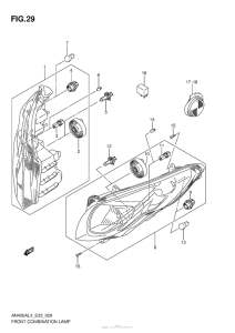 AN400 (ABS) Front Combination Lamp