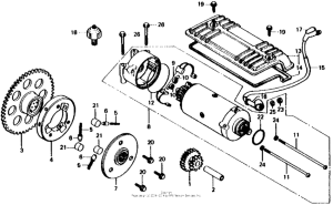 CB750 Стартер