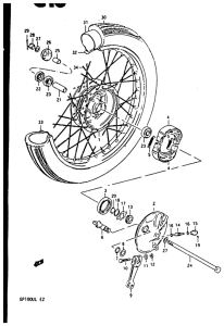 GP100 Transom + tube