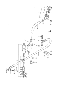 RM250 Задний тормозной цилиндр