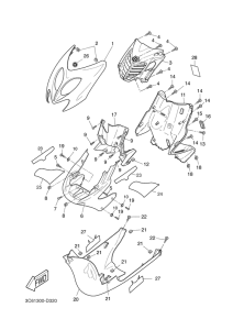 YQ50 Ветровое стекло
