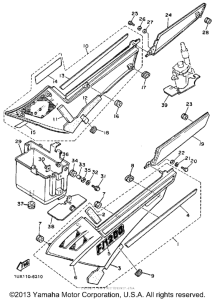 FJ1200TC Боковые обтекатели
