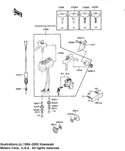 KE125 Замок зажикания
