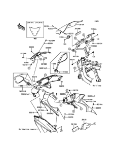 EX650 Обтекатели